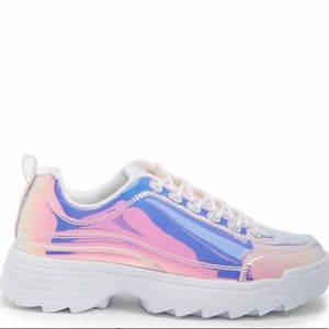Iridescent Chunky Sneakers